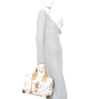 Louis Vuitton Monogram Multicolor Speedy 30 White 2 of 13
