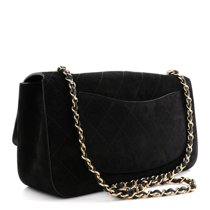 Chanel Suede Calfskin Small Souplissimo Maxi Flap Black 3 of 12