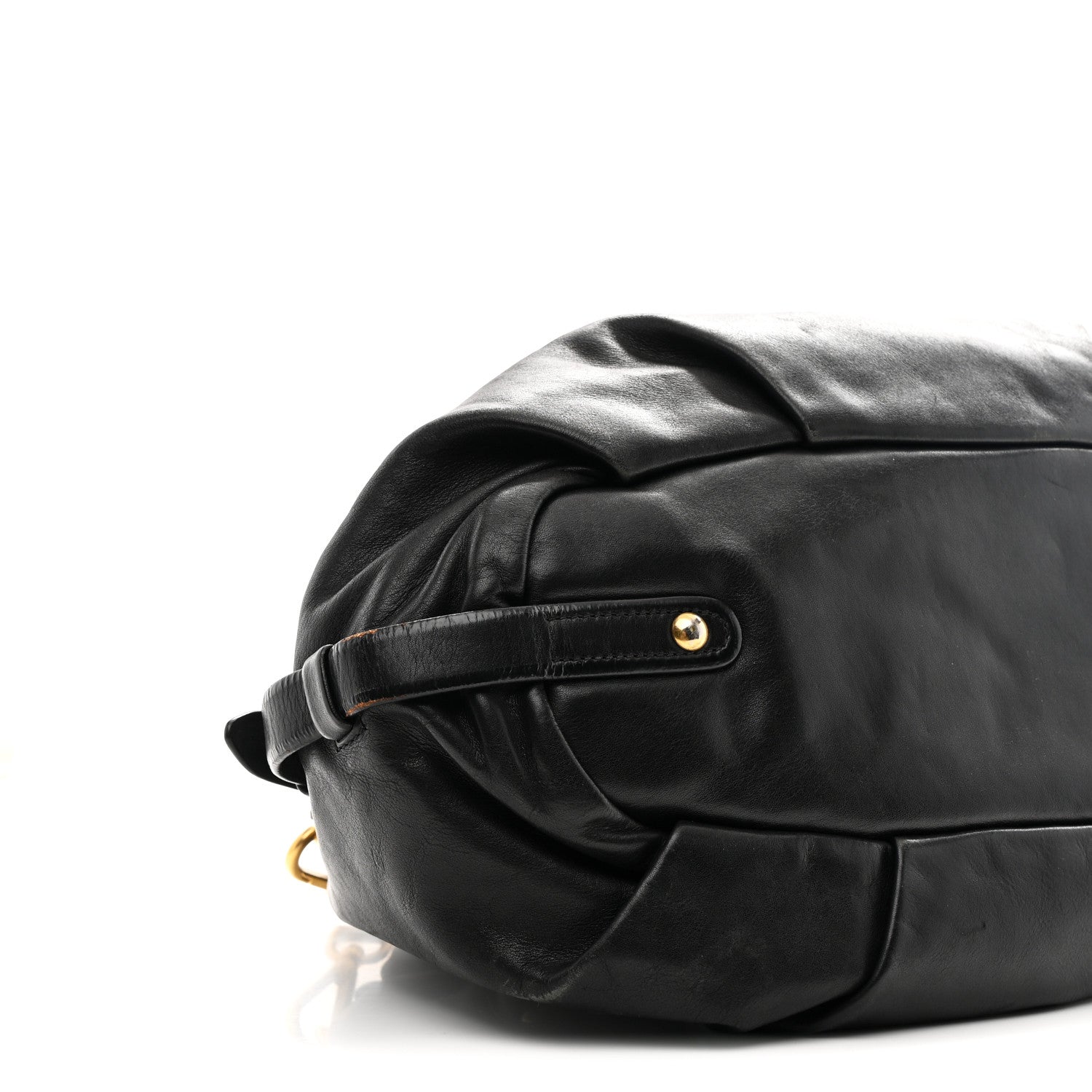 Prada Vitello Soft Calfskin Shopping Satchel Black 8 of 11