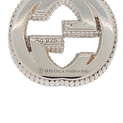 Gucci Sterling Silver Interlocking G Stud Earrings 4 of 4