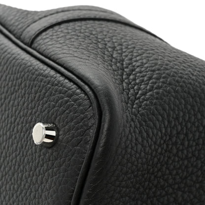Hermes Taurillon Clemence Picotin Lock 22 MM Black 11 of 14