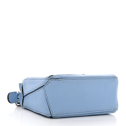 Loewe Calfskin Nano Puzzle Bag Blue 4 of 11