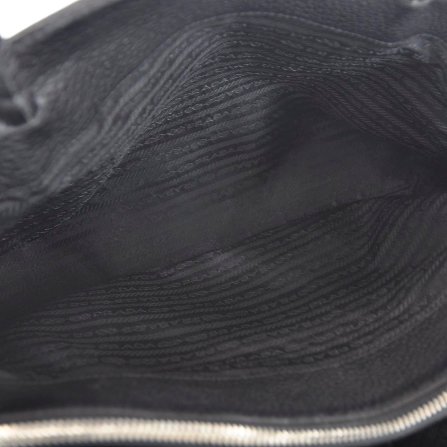 Prada Leather Large Tote Nero Black 6 of 8