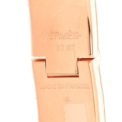 Hermes Enamel Narrow Clic Clac H Bracelet PM Creme 5 of 5