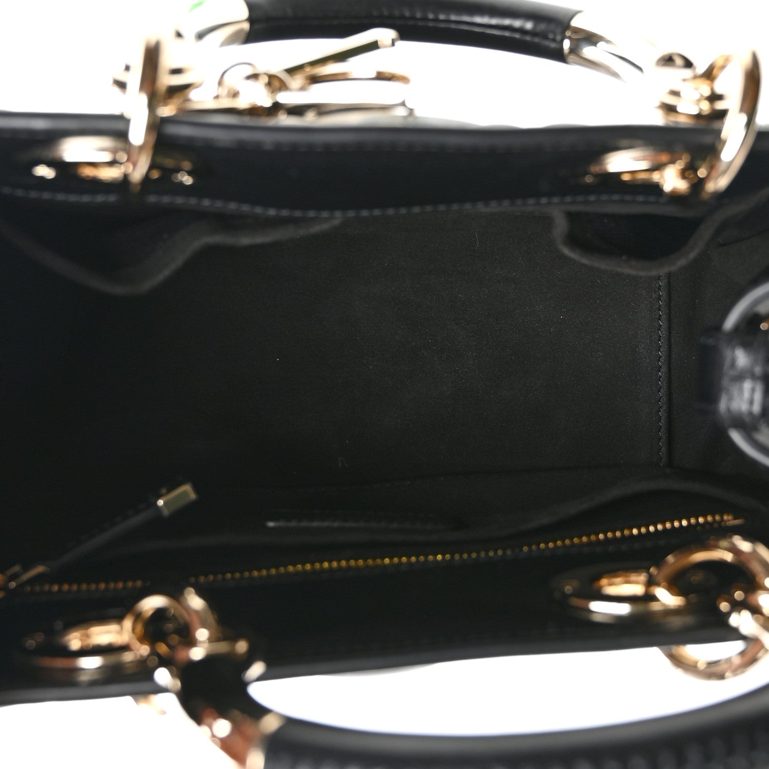 Christian Dior Calfskin Cannage Small The Lady 95.22 Black 5 of 10