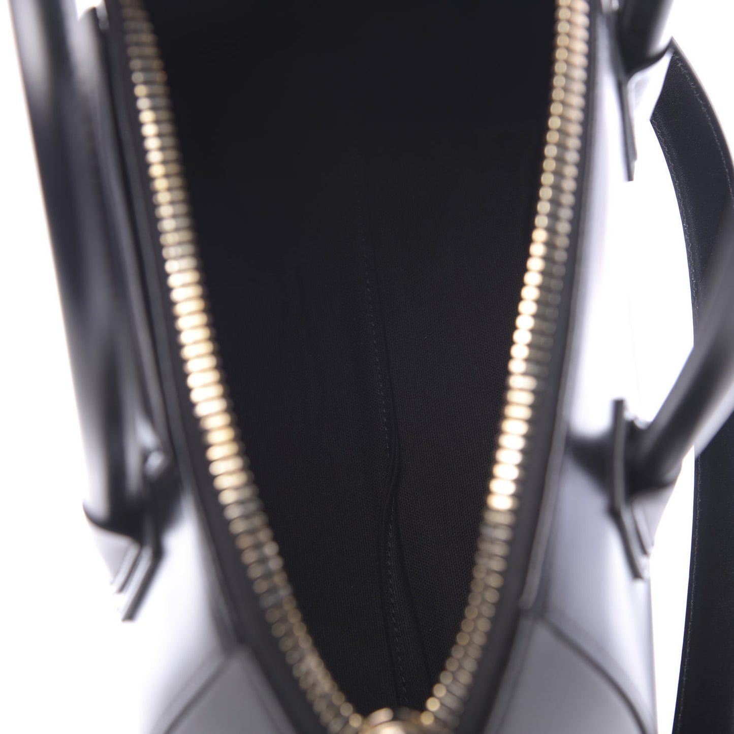 Shiny Lord Calfskin Small Antigona Black