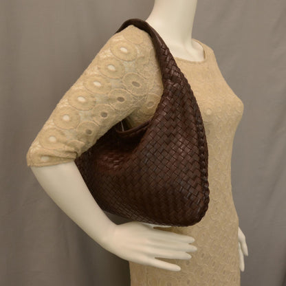 Bottega Veneta Nappa Intrecciato Medium Veneta Hobo Ebano 2 of 7
