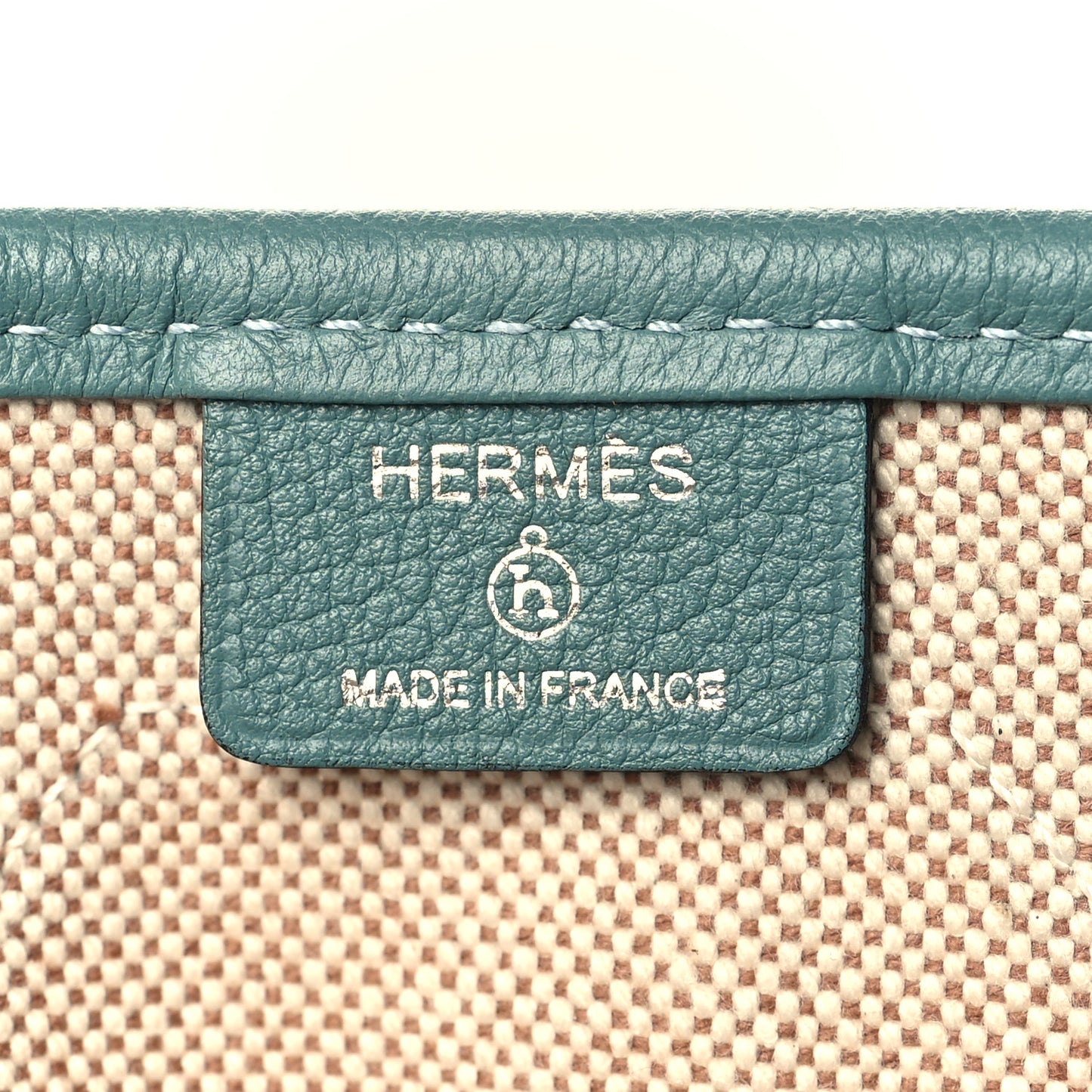 Canvas Calfskin Petit H Bell Tote Bag Bleu Violet Vert