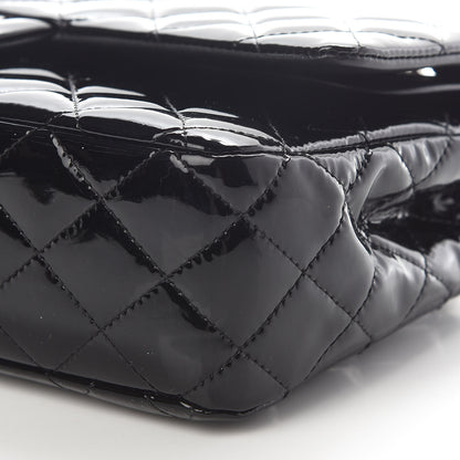 Chanel Patent Quilted Medium Double Flap Black 9 of 12