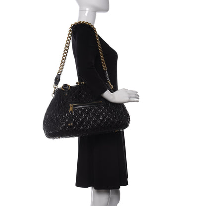 Marc Jacobs Calfskin Quilted Stam Black 2 of 12