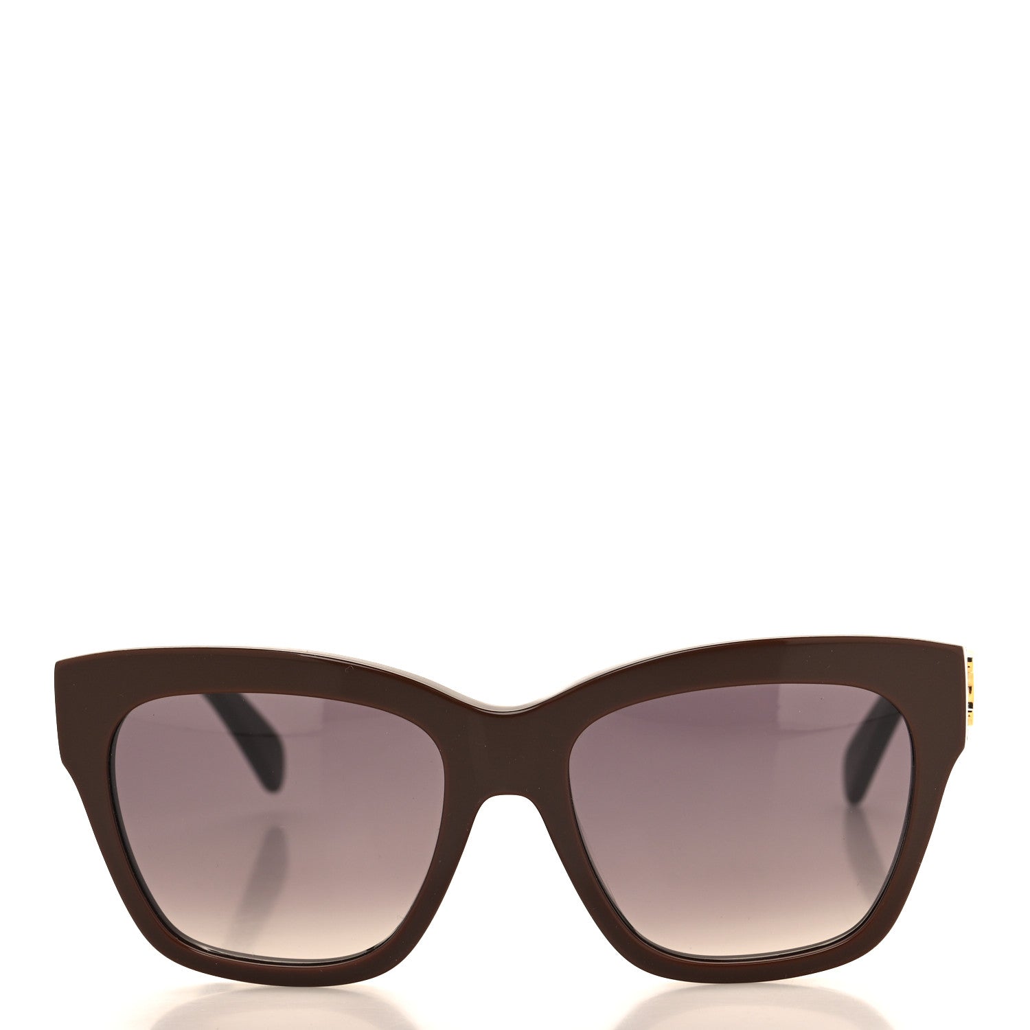 Celine Acetate Triomphe Sunglasses CL 40253I Chocolate 2 of 7