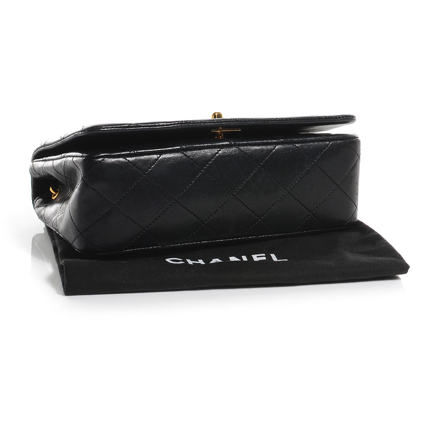 Chanel Lambskin Quilted Mini Flap Black 4 of 7
