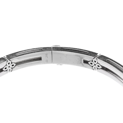 Roberto Coin 18K White Gold Diamond Classic Love in Verona Pave Bangle Bracelet 4 of 5