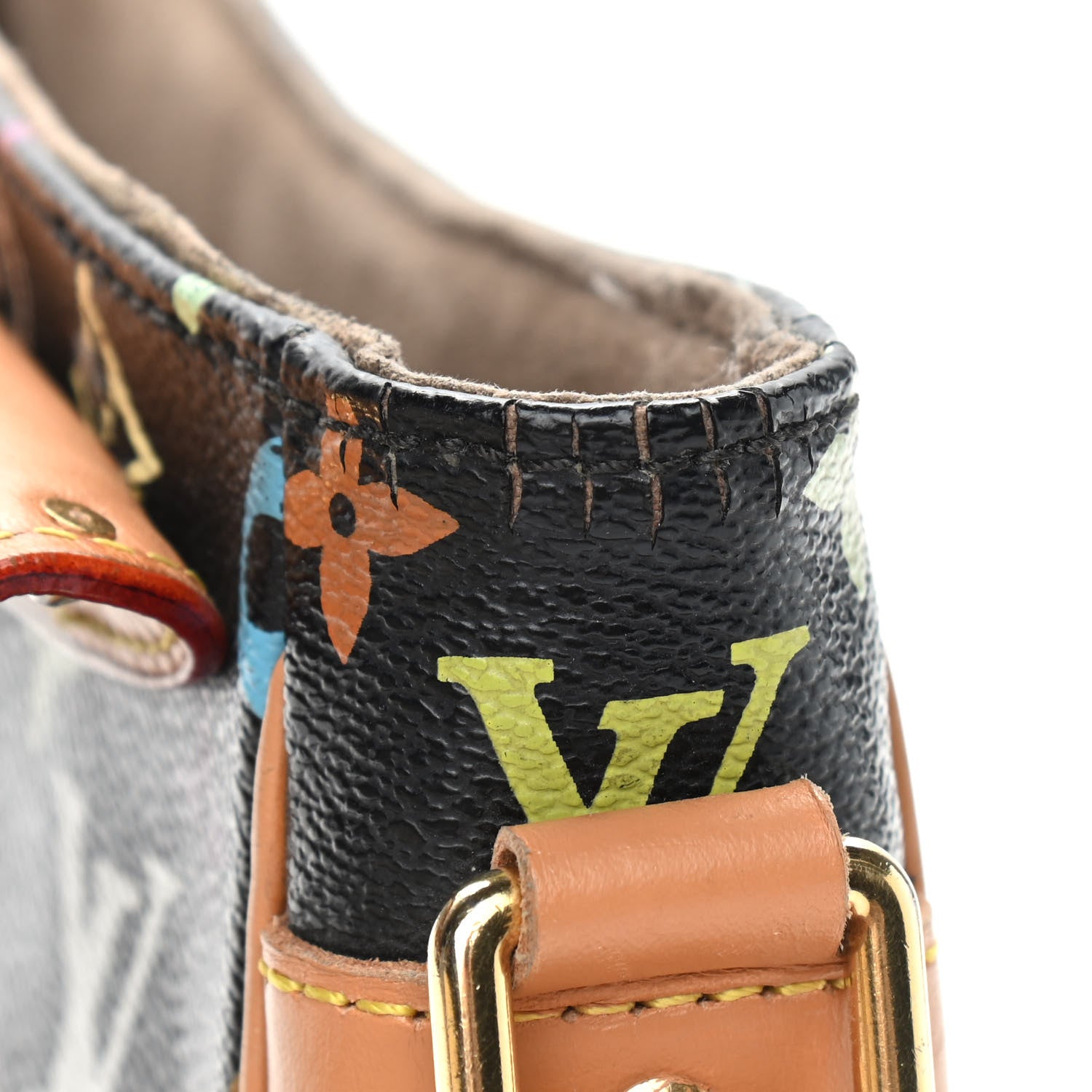 Louis Vuitton Monogram Multicolor Sologne Black 12 of 14