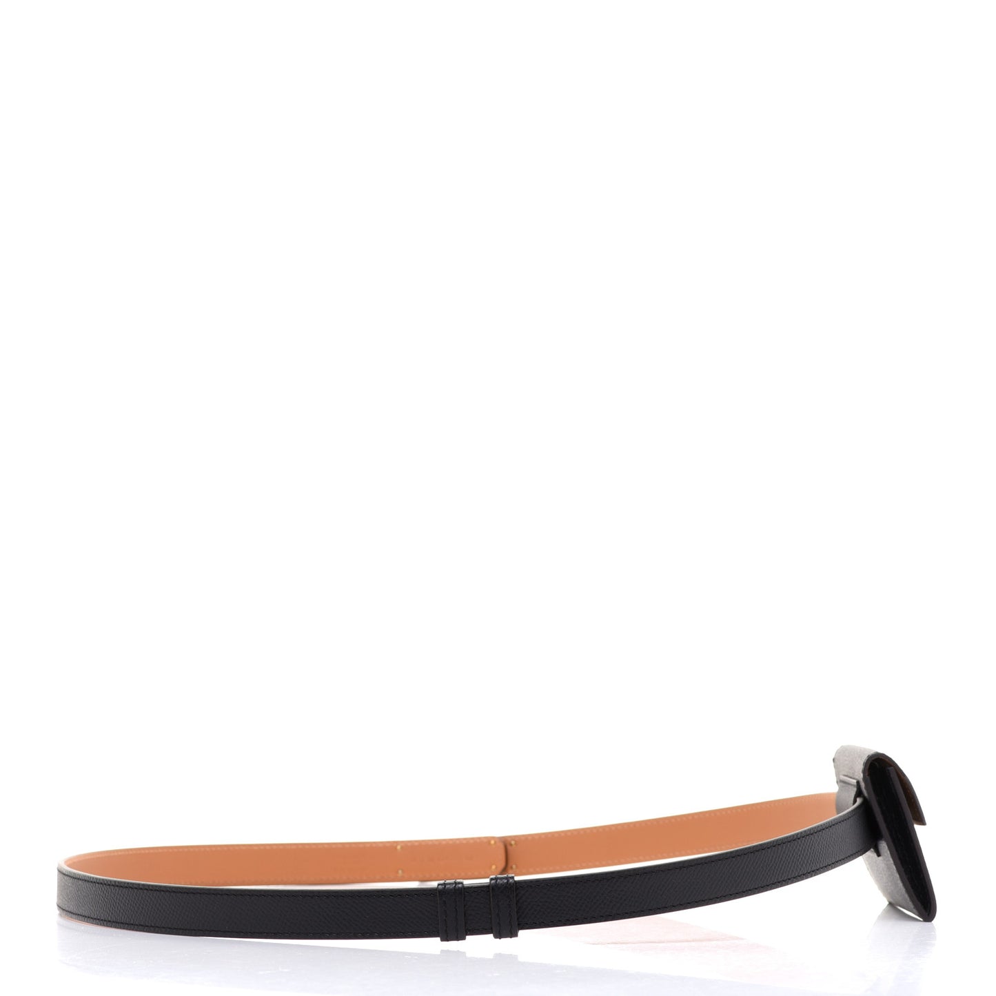 Epsom Kelly Pocket Belt Black