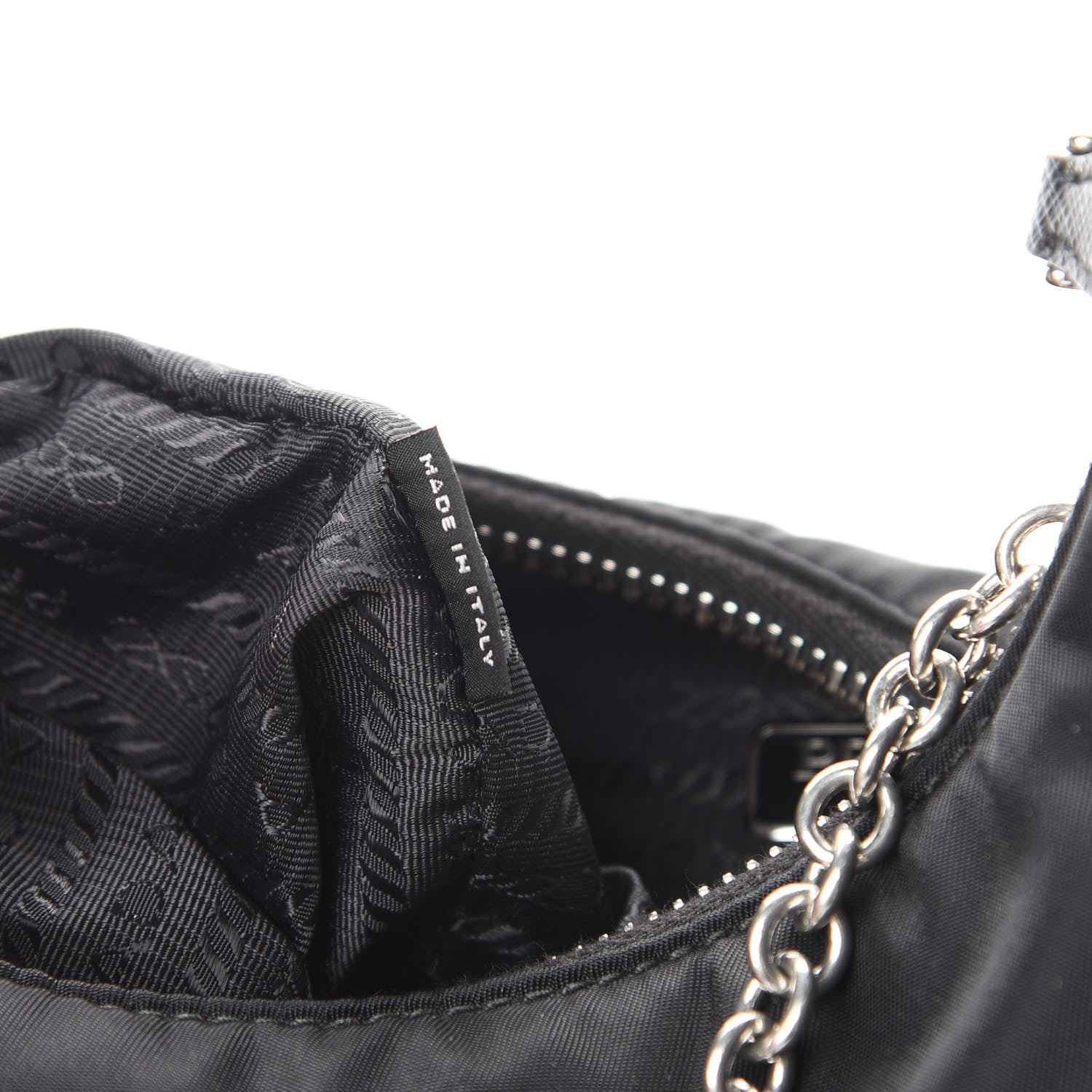 Prada Nylon Re-Edition 2005 Shoulder Bag Black 7 of 10