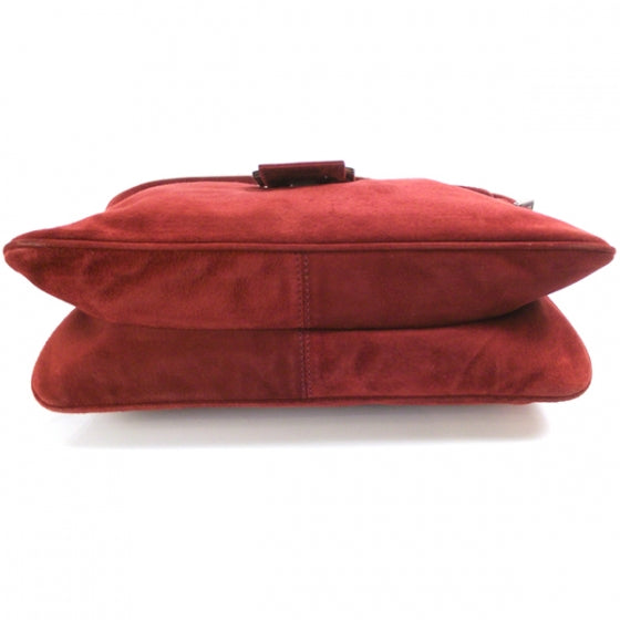 Suede Baguette Red