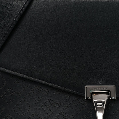 Burberry Calfskin Perforated Small Macken Crossbody Bag Black 7 of 13
