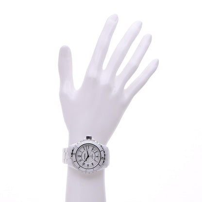 Chanel Stainless Steel Ceramic 38mm J12 Automatic Watch White 2 of 6