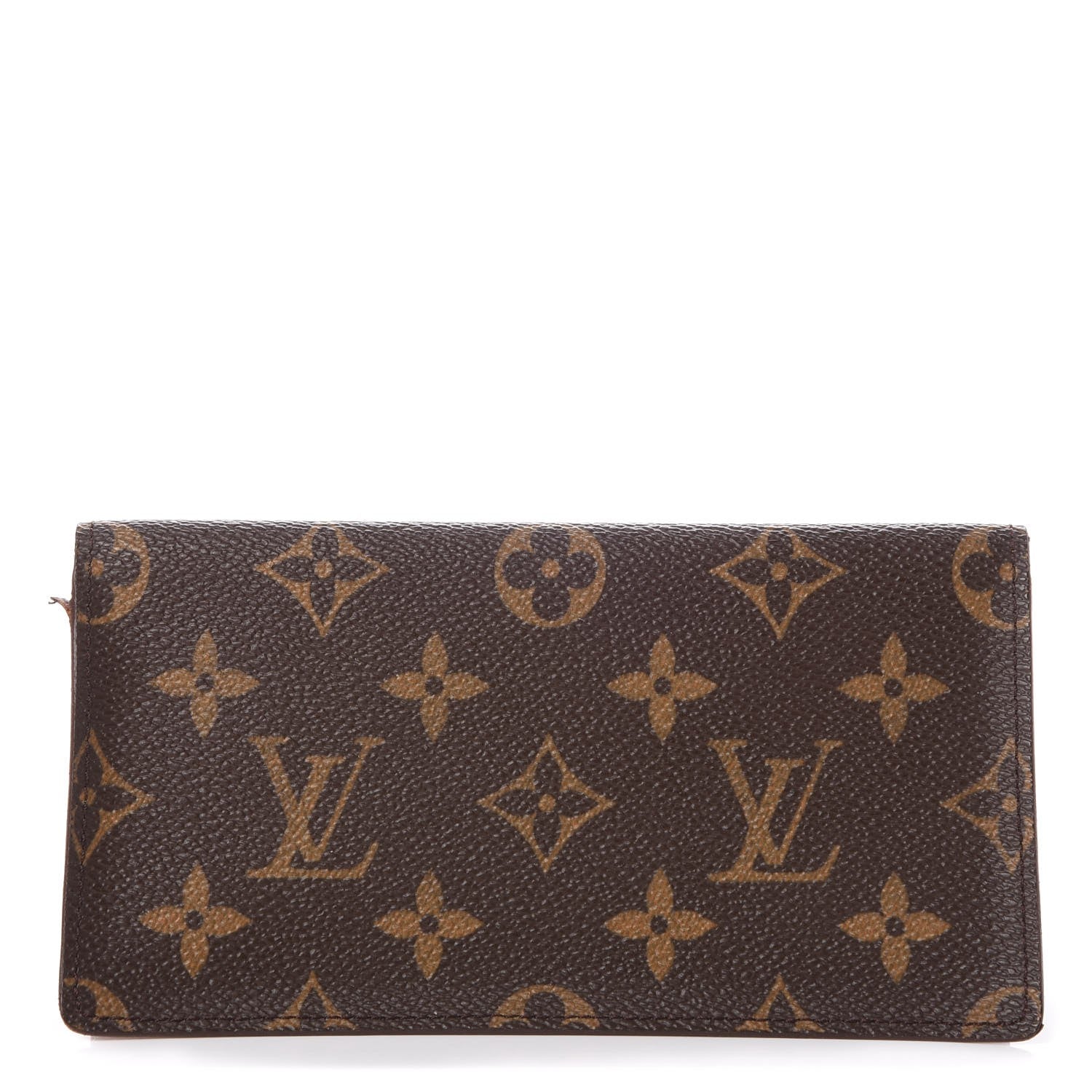 Louis Vuitton Monogram Simple Checkbook Holder Wallet 1 of 10