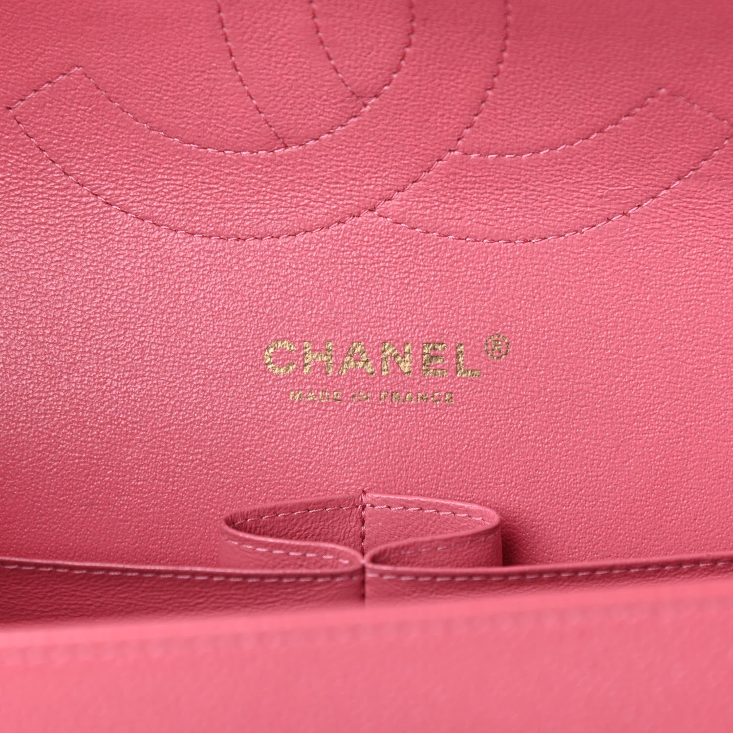 Chanel Caviar Quilted Jumbo Double Flap Dark Pink 6 of 10