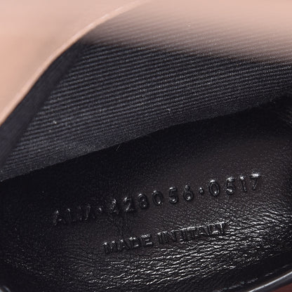 Saint Laurent Sheepskin Matelasse Chevron Monogram Medium College Bag Rose Poudre 9 of 9