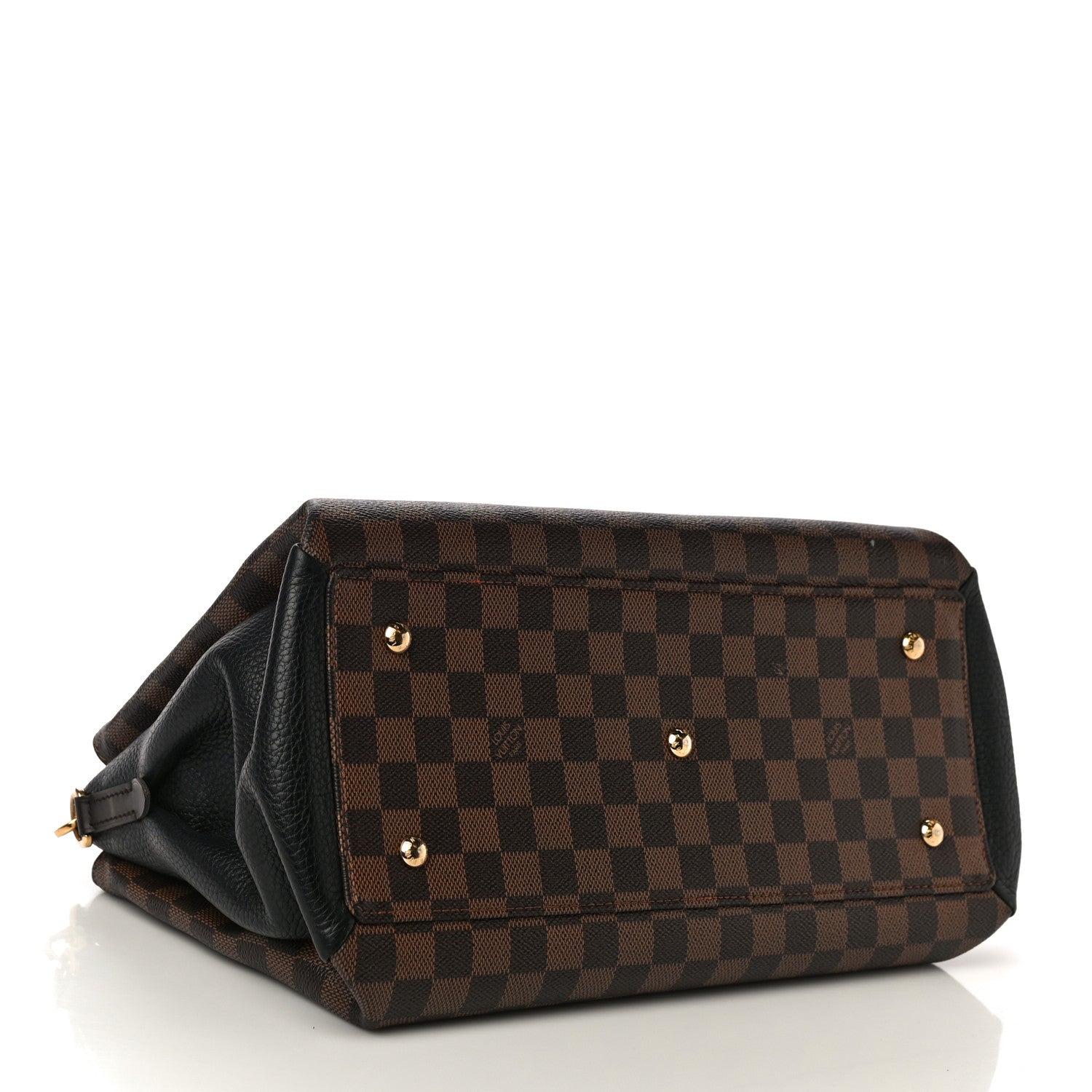 Louis Vuitton Cuir Taurillon Damier Ebene Normandy Black 4 of 10