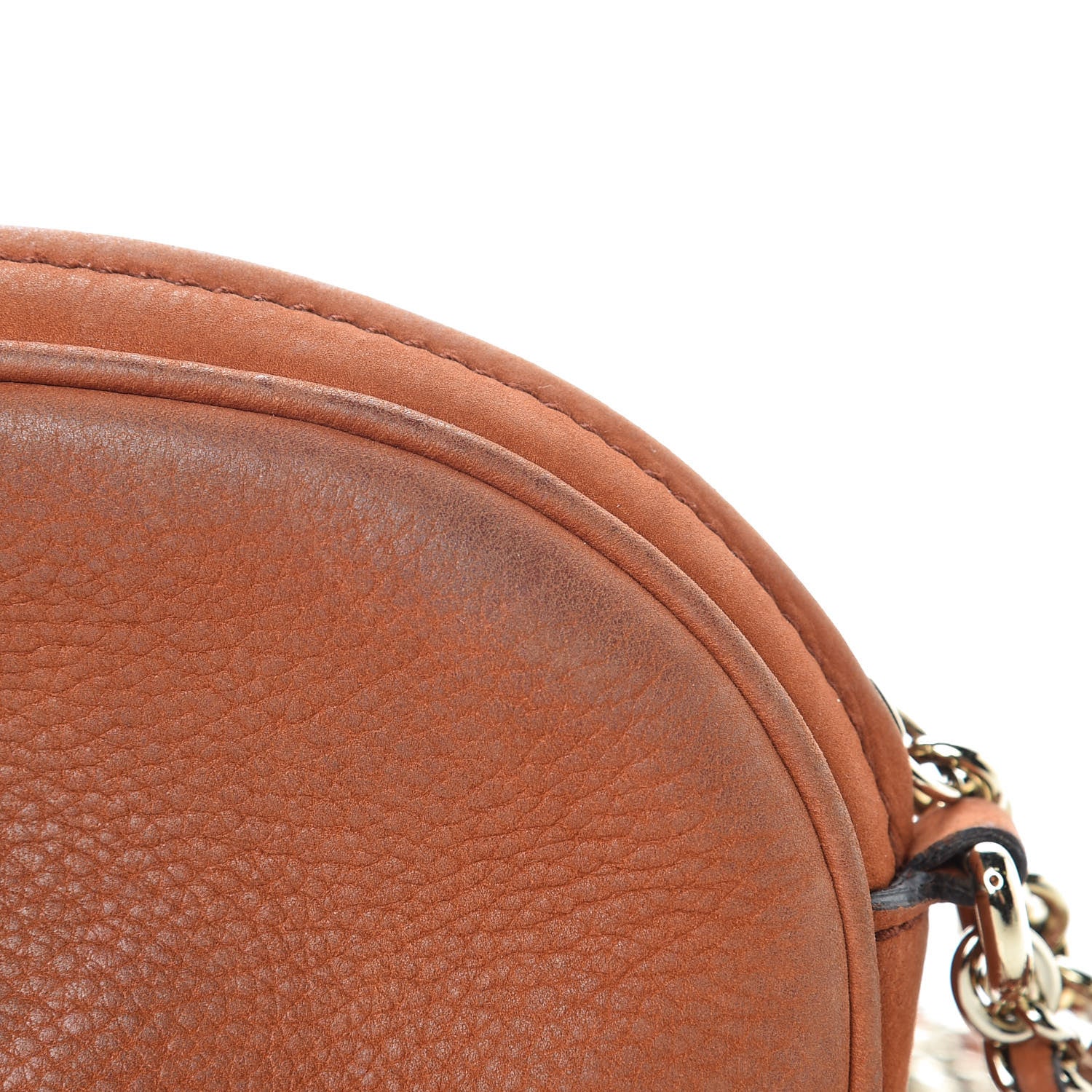 Gucci Vitello Range Mini Soho Chain Bag Old Whisky 17 of 23