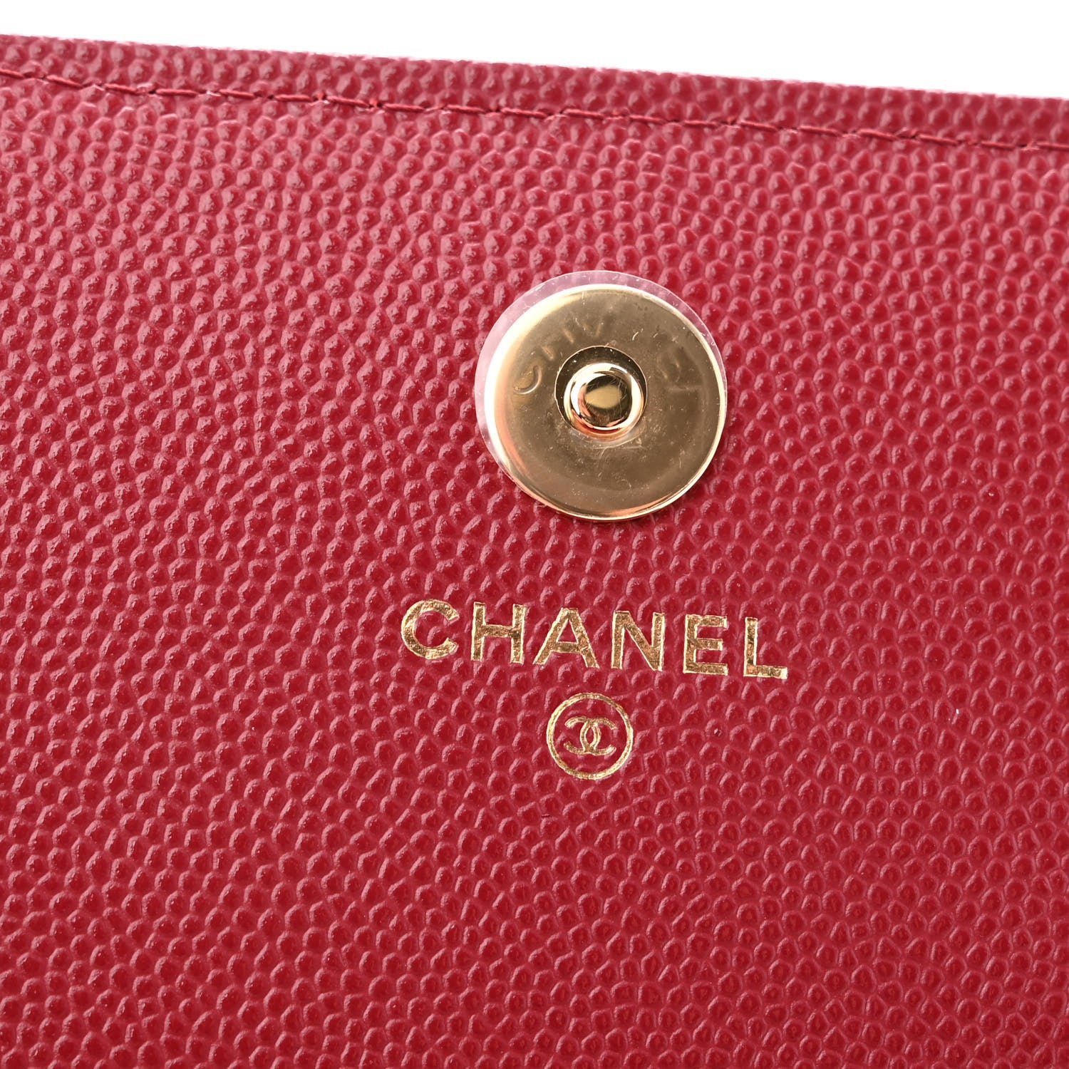 Chanel Caviar Quilted Pocket Twins Clutch With Chain Burgundy 6 of 12