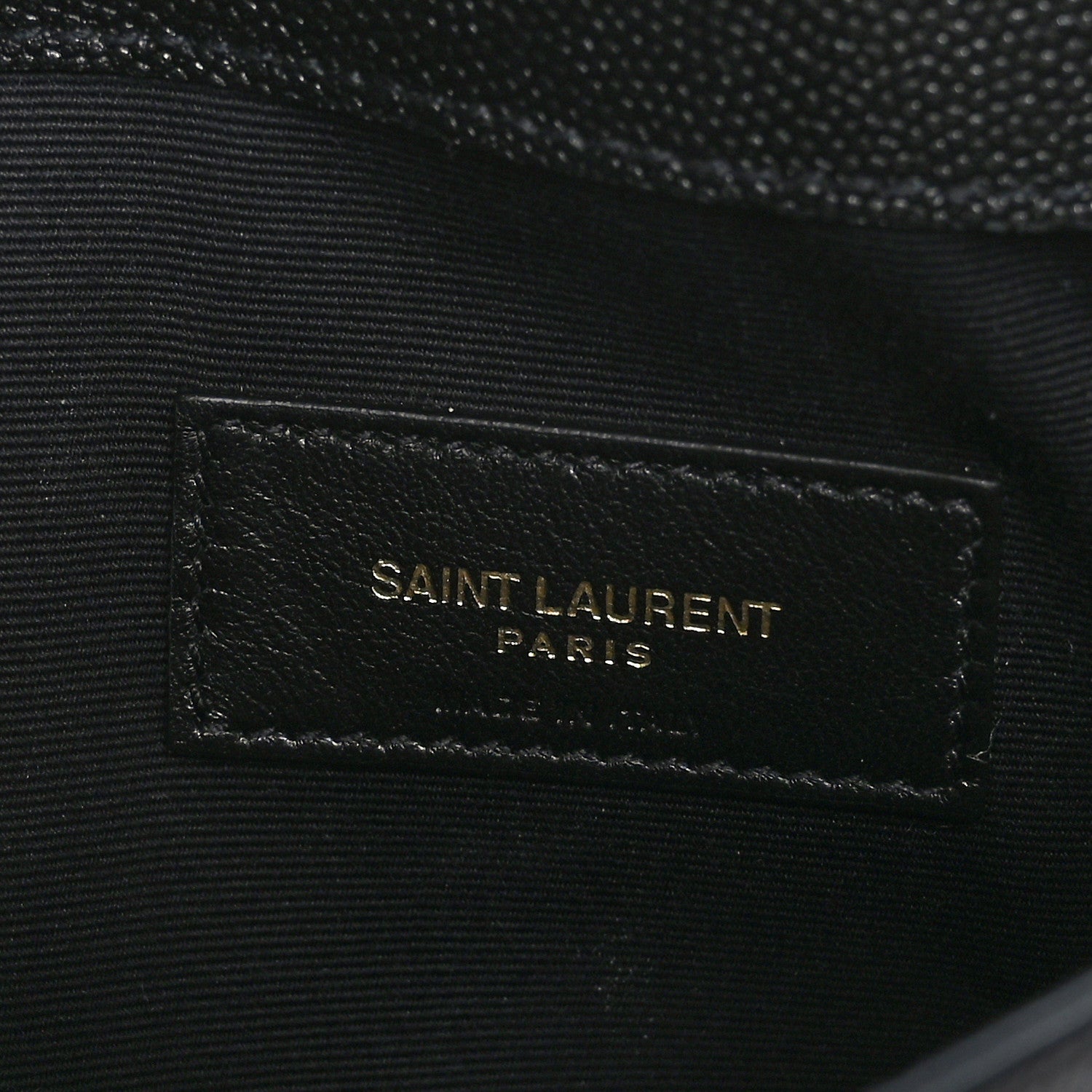 Saint Laurent Grain De Poudre Uptown Pouch Black 6 of 8