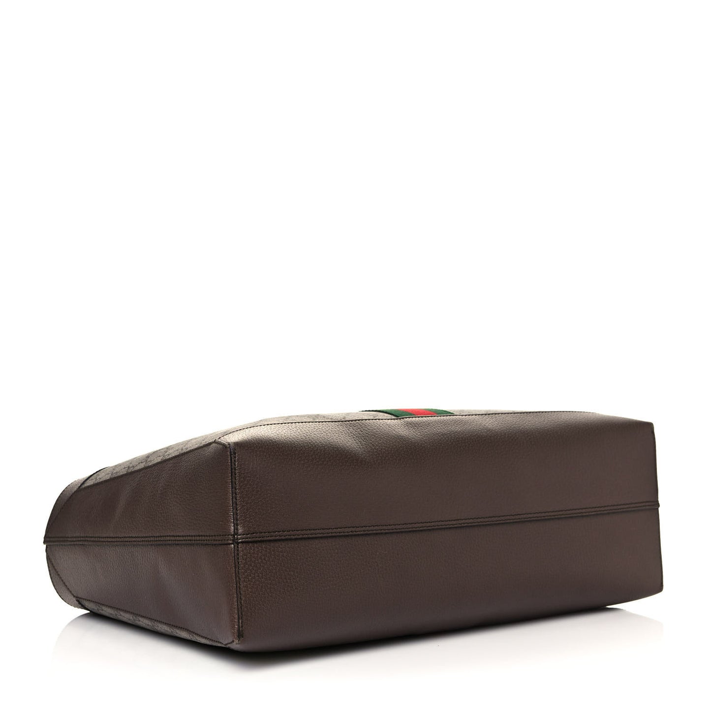 GG Supreme Monogram Web Ophidia Tote Brown
