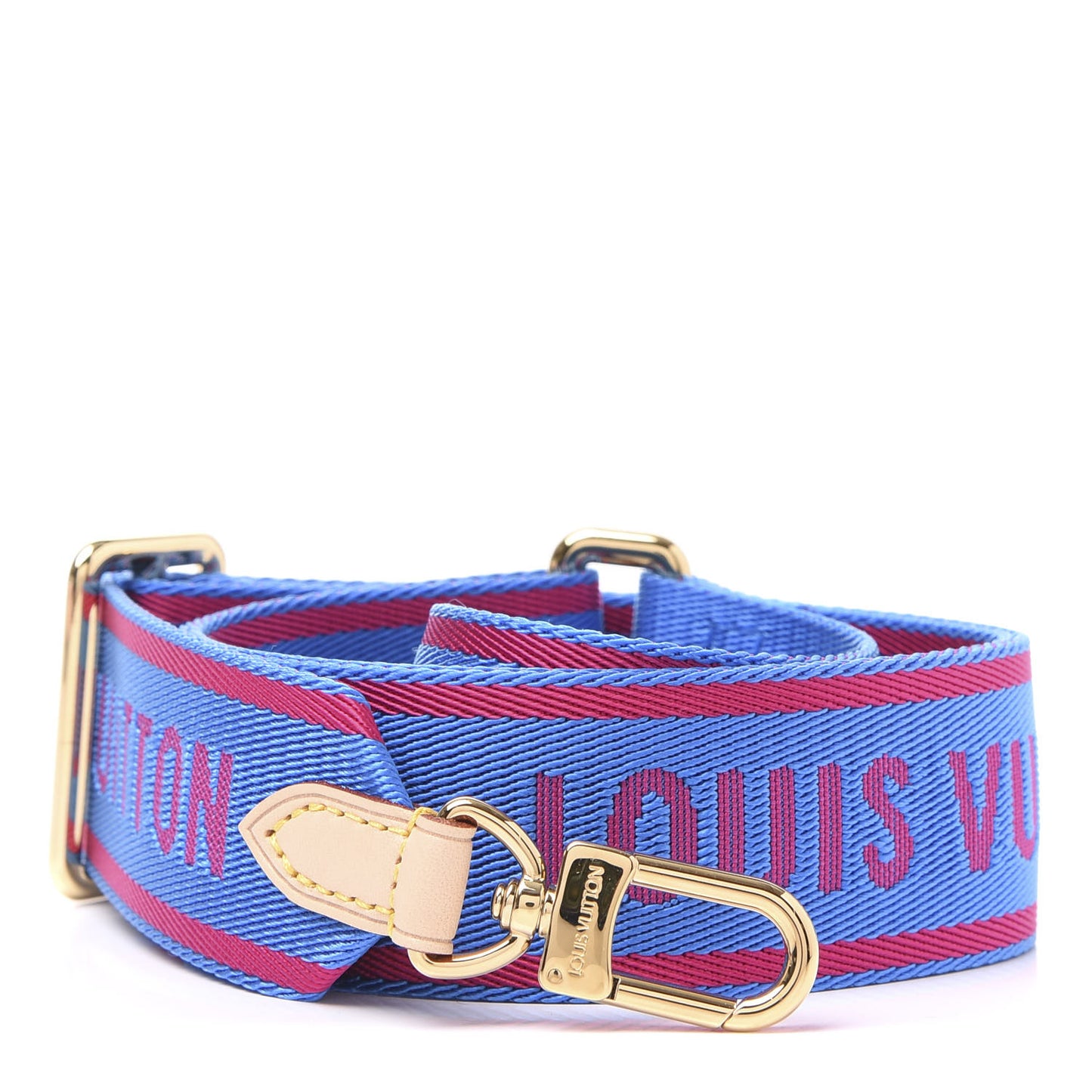 Nylon Bandouliere Shoulder Strap Blue Magenta