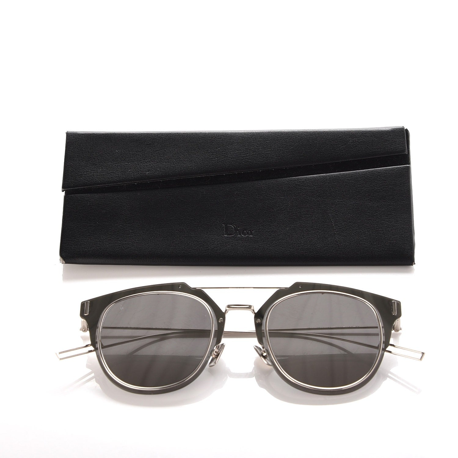 Christian Dior Composit 1.0 Round Sunglasses Silver 7 of 7