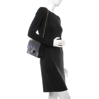 Chanel Lambskin Quilted Medium Double Flap Black 3 of 10