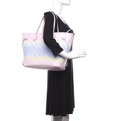 Louis Vuitton Monogram Escale Neverfull MM Pastel 2 of 11