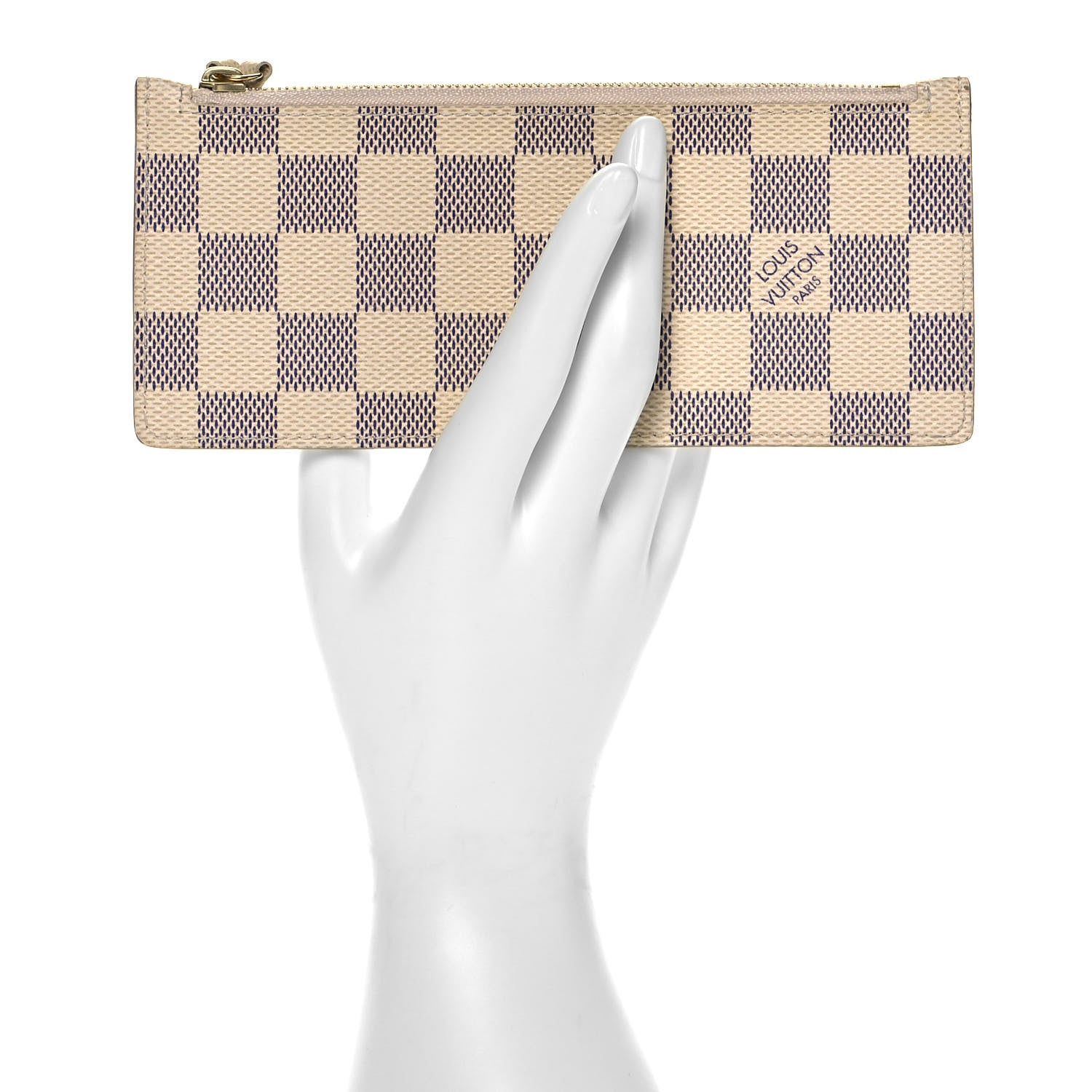 Louis Vuitton Damier Azur Josephine Wallet Zippered Insert 2 of 7