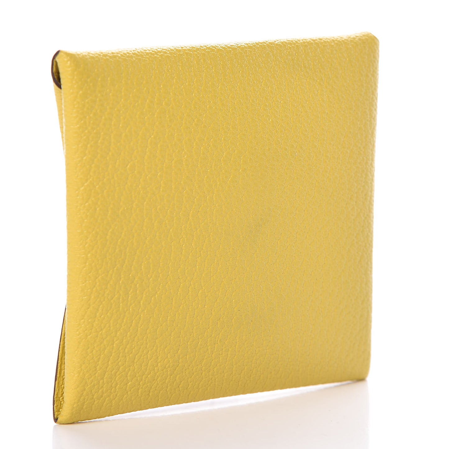 Chevre Mysore Bastia Coin Purse Jaune de Naples