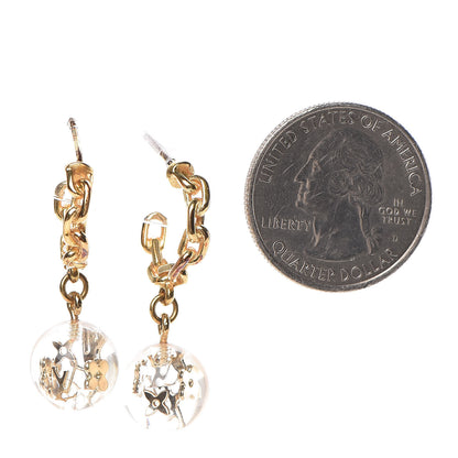 Louis Vuitton Resin Bubbles Inclusion Earrings Transparent 2 of 3