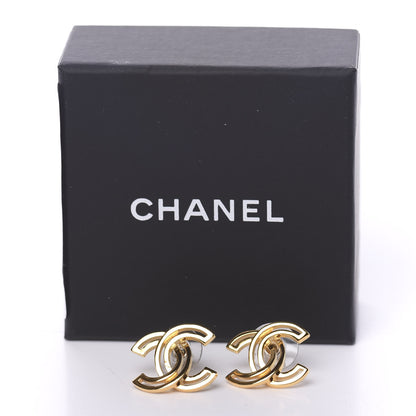 Chanel Metal Obazine CC Earrings Gold 6 of 6