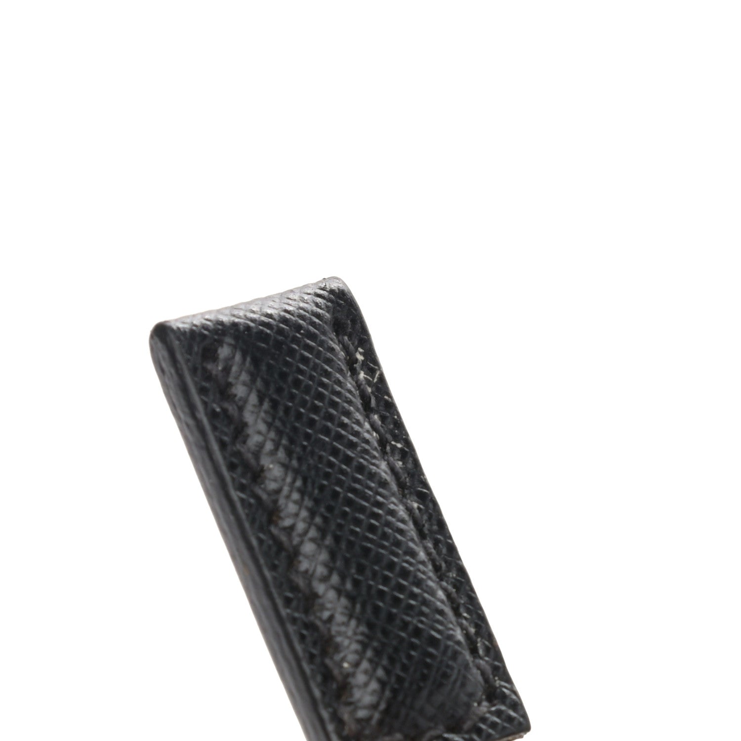 Prada Saffiano Travel Medium Brique Crossbody Bag Black 11 of 11