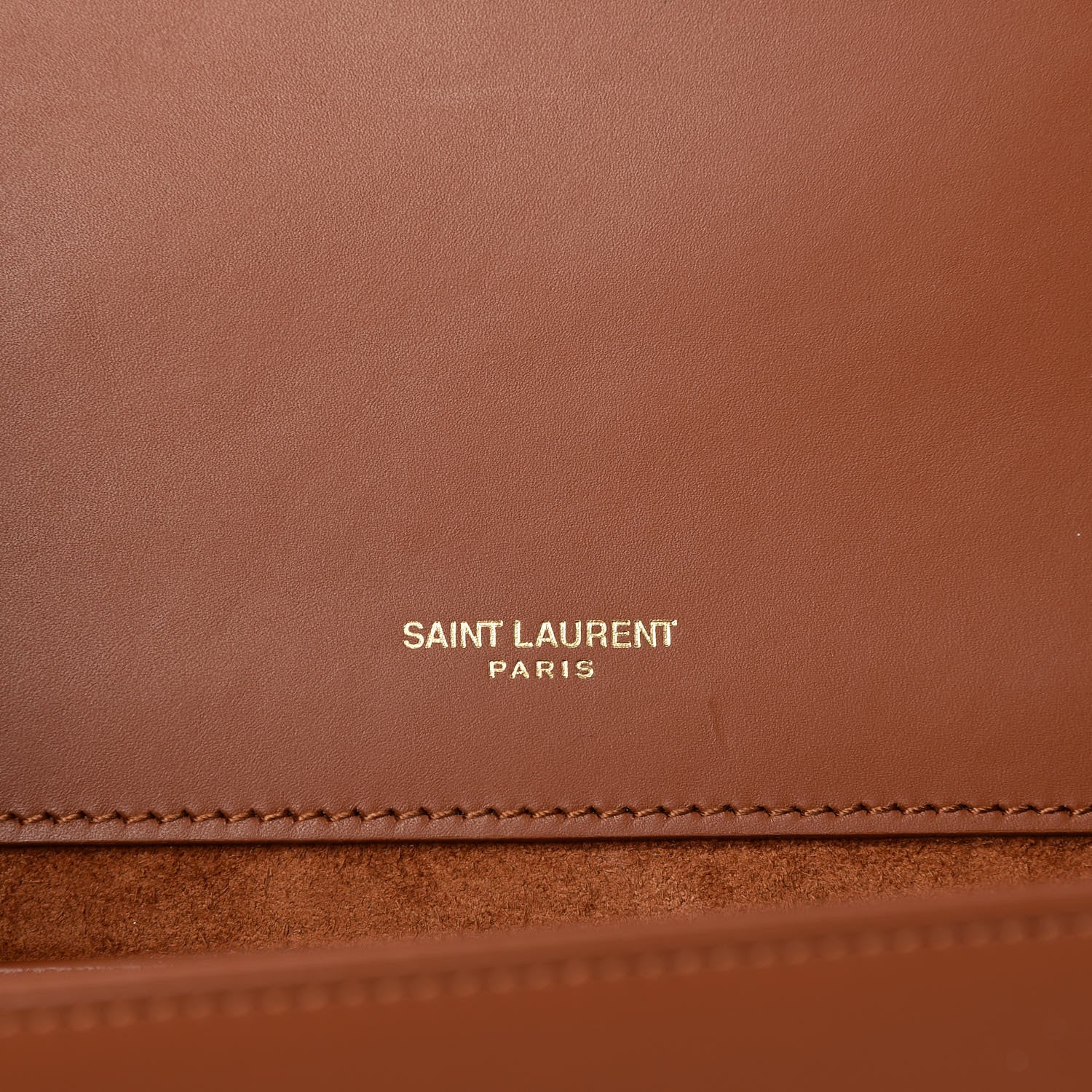 Saint Laurent Smooth Calfskin Medium Classic Monogram Kate Tassel Satchel Fauve 5 of 9