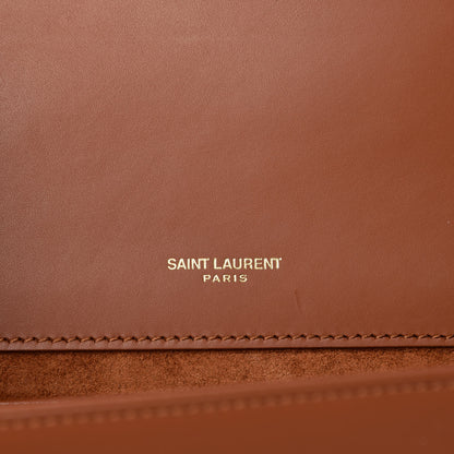 Saint Laurent Smooth Calfskin Medium Classic Monogram Kate Tassel Satchel Fauve 5 of 9