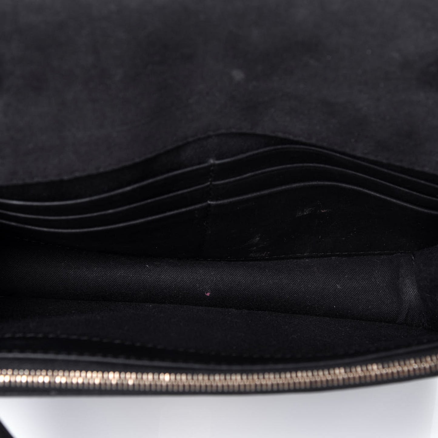 Vitello Flamingo Tube Wallet on Chain Black