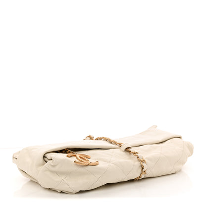 Chanel Calfskin Quilted Baluchon  White 3 of 8