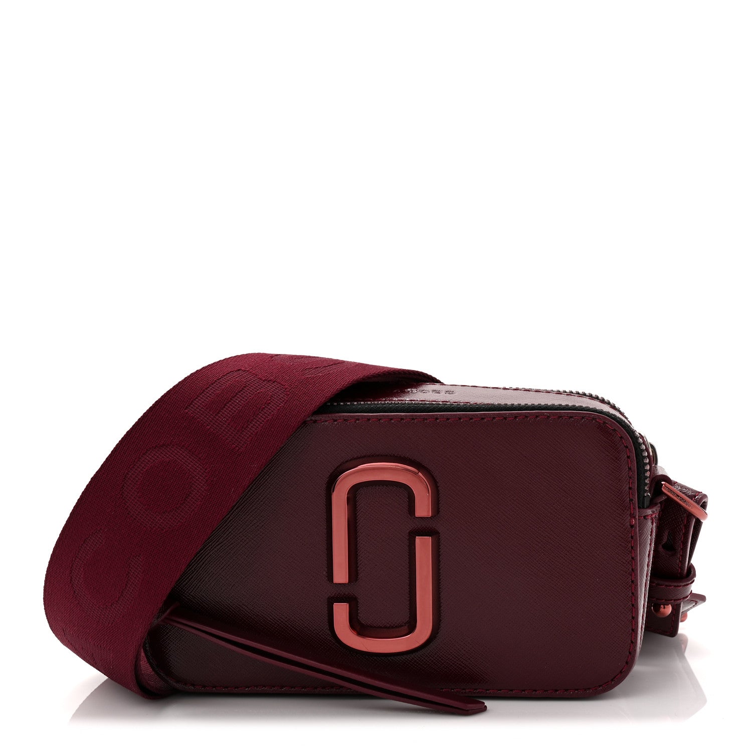 Marc Jacobs Saffiano Snapshot Camera Bag Burgundy 1 of 10