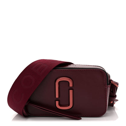 Marc Jacobs Saffiano Snapshot Camera Bag Burgundy 1 of 10