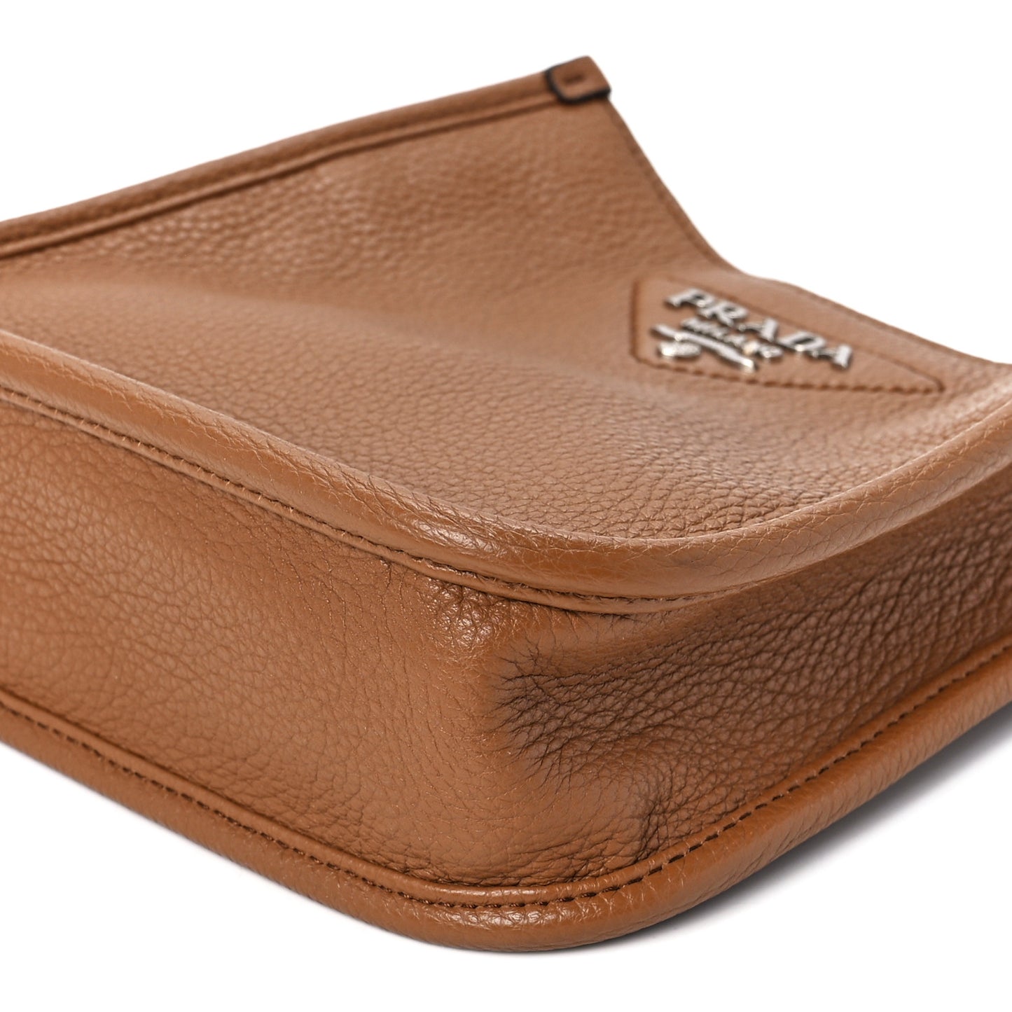 Vitello Daino Soft Mini Hobo Messenger Bag Caramel