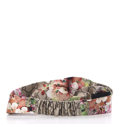 Gucci Silk Monogram Blooms Print Headband Antique Rose 3 of 6