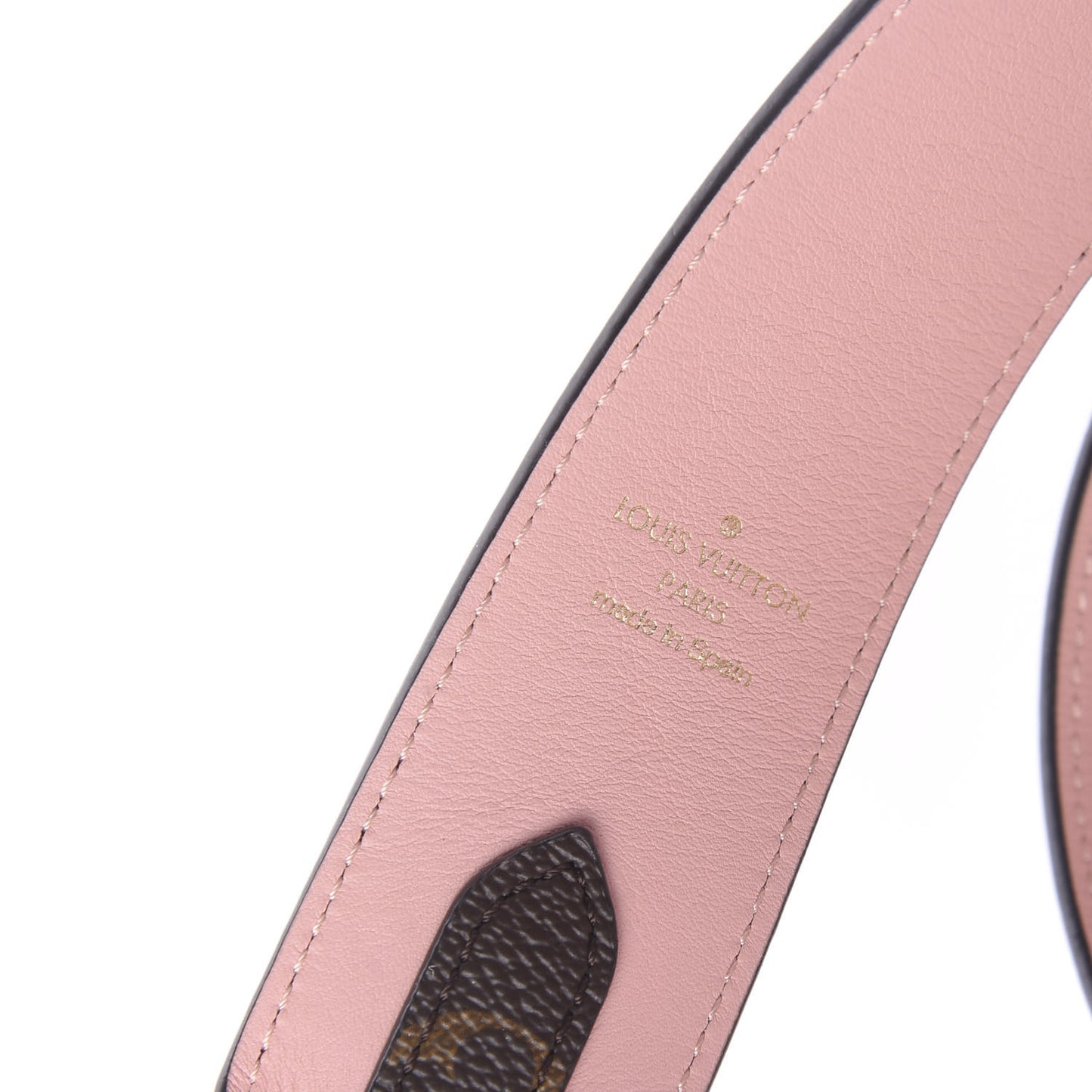 Monogram Bandouliere Shoulder Strap Rose Poudre