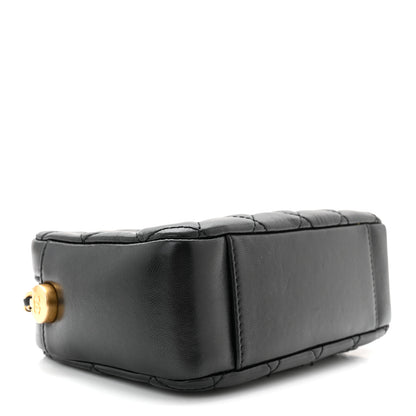 Chanel Lambskin Quilted CC Pearl Crush Camera Case Black 4 of 10